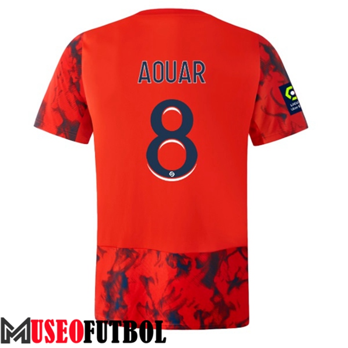 Camiseta Lyon (AOUAR #8) 2022/23 Segunda