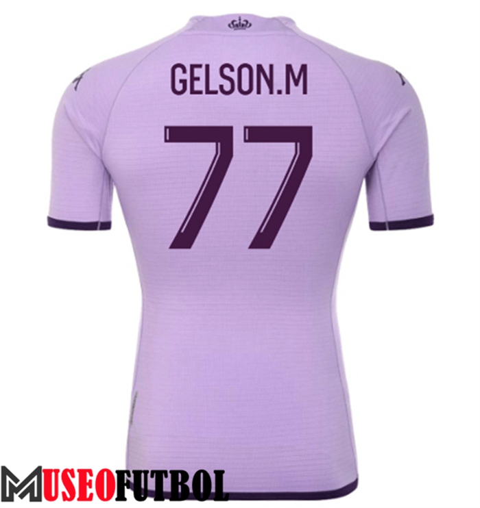 Camiseta AS Monaco (GELSON.M #77) 2022/2023 Segunda