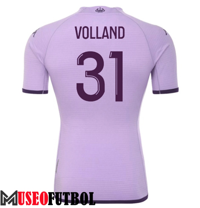 Camiseta AS Monaco (VOLLAND #31) 2022/2023 Segunda