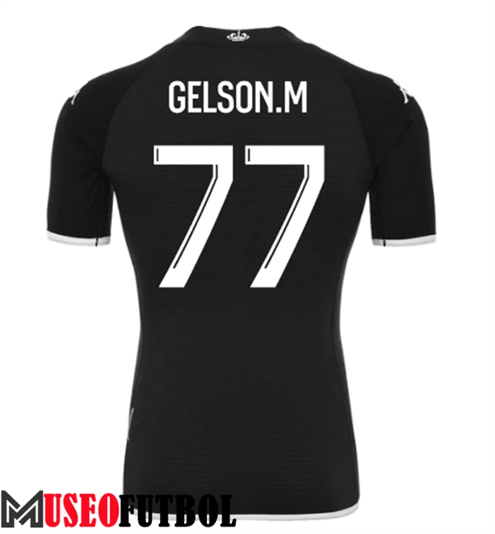 Camiseta AS Monaco (GELSON.M #77) 2022/2023 Tercera