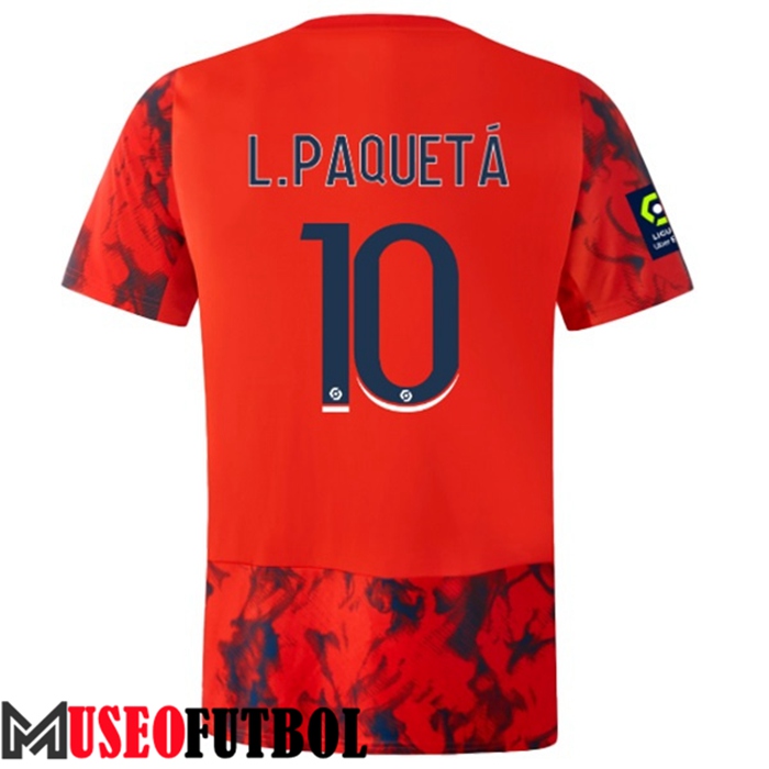 Camiseta Lyon (L.PAQUETÁ #10) 2022/23 Segunda