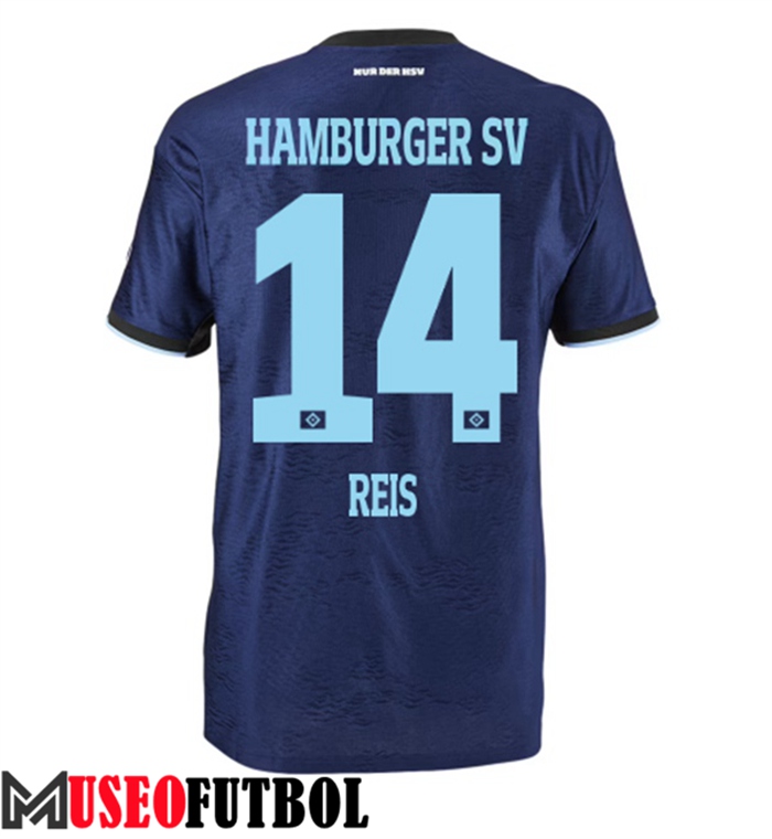 Camiseta HSV Hamburg (REIS #14) 2022/2023 Segunda