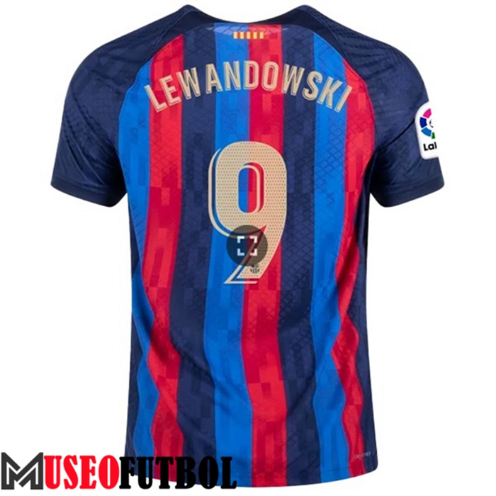 Camiseta FC Barcelona (LEWANDOWSKI #9) 2022/2023 Primera