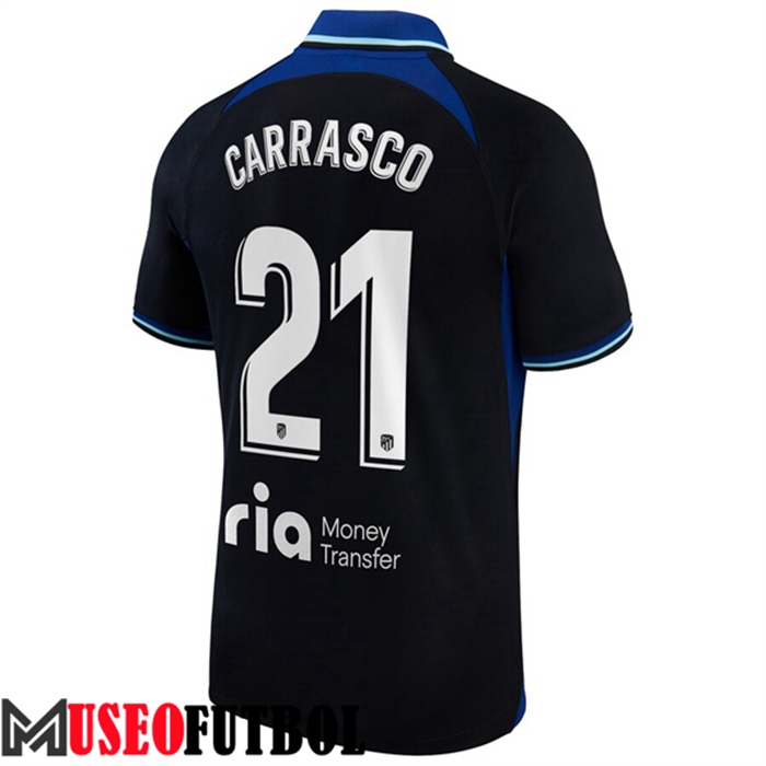 Camiseta Atletico Madrid (CARRASCO #21) 2022/2023 Segunda