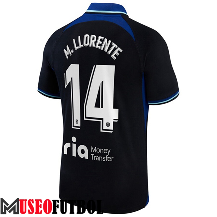 Camiseta Atletico Madrid (M. LLORENTE #14) 2022/2023 Segunda