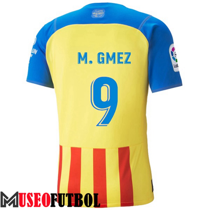 Camiseta Valencia (M. GÓMEZ #9) 2022/2023 Tercera