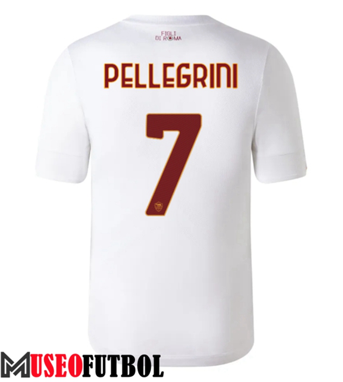 Camiseta AS Roma (PELLEGRINI #7) 2022/2023 Segunda