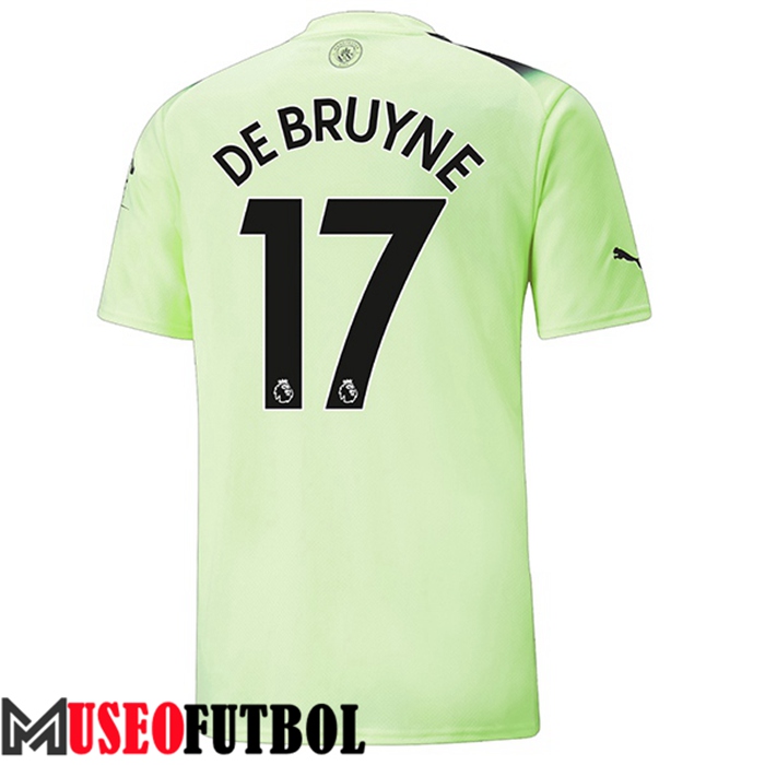 Camiseta Manchester City (DE BRUYNE #17) 2022/2023 Tercera