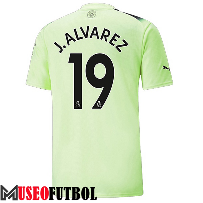 Camiseta Manchester City (J.ALVAREZ #19) 2022/2023 Tercera