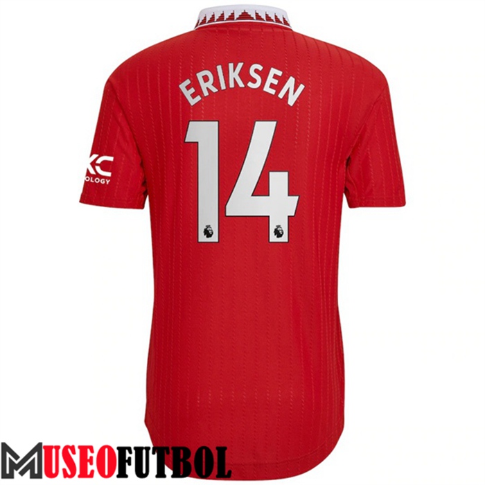 Camiseta Manchester United (ERIKSEN #14) 2022/2023 Primera