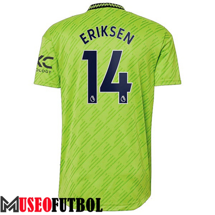 Camiseta Manchester United (ERIKSEN #14) 2022/2023 Tercera