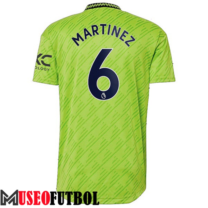 Camiseta Manchester United (MARTÍNEZ #6) 2022/2023 Tercera