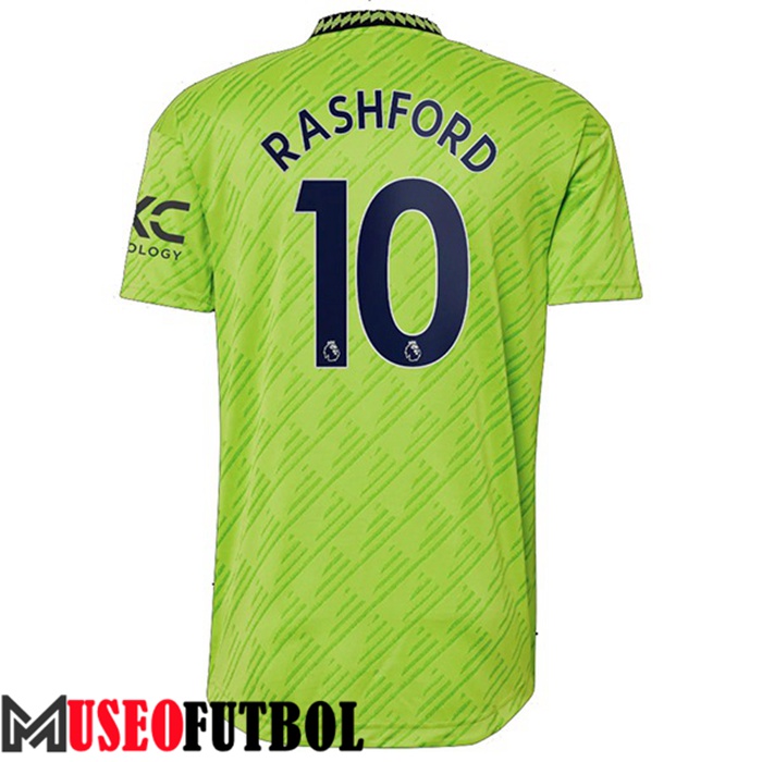 Camiseta Manchester United (RASHFORD #10) 2022/2023 Tercera