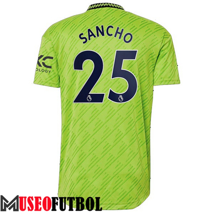 Camiseta Manchester United (SANCHO #25) 2022/2023 Tercera