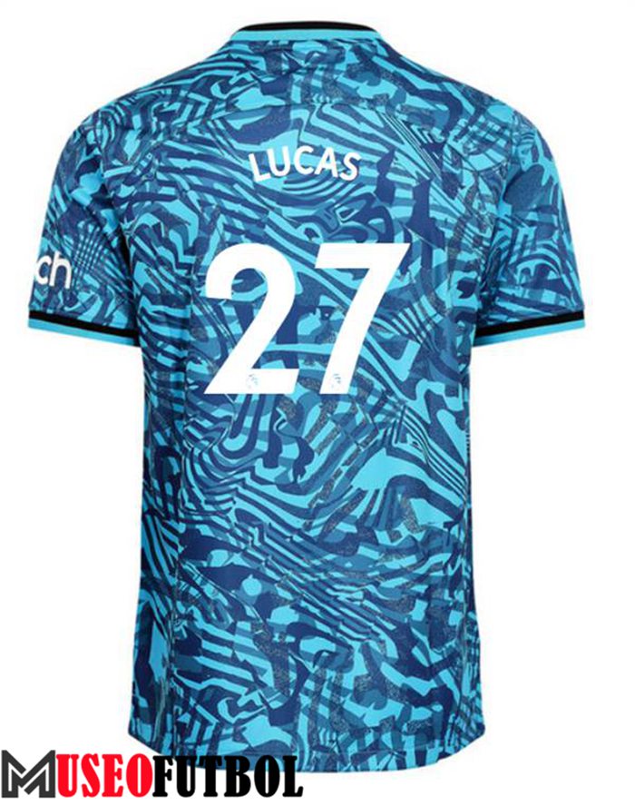 Camiseta Tottenham Hotspur (LUCAS #27) 2022/2023 Tercera