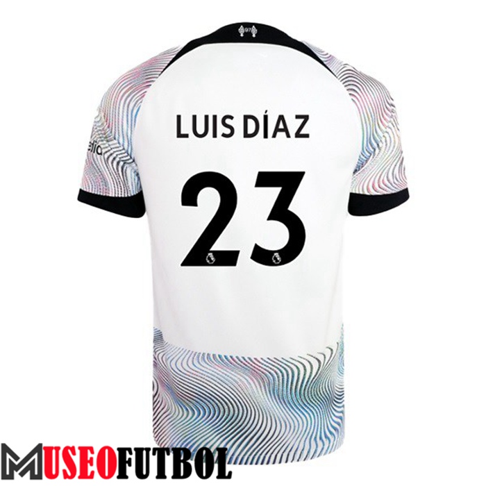 Camiseta Liverpool (LUIS DIAZ #23) 2022/2023 Segunda