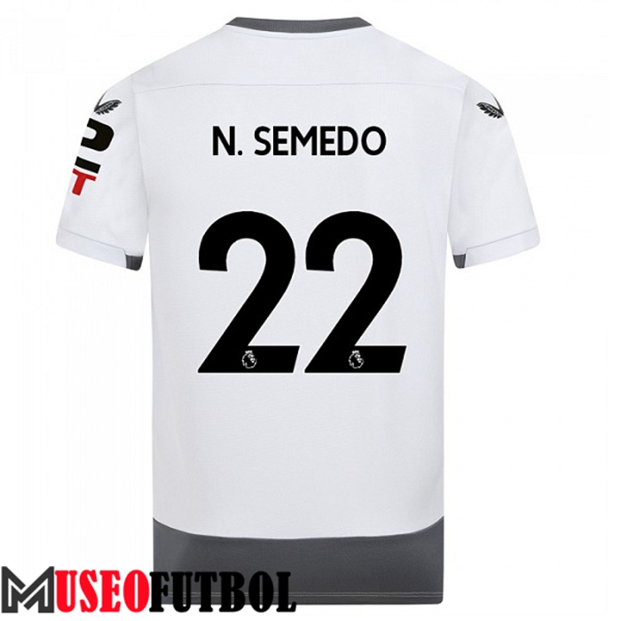 Camiseta Wolves (N.SEMEDO #22) 2022/2023 Tercera