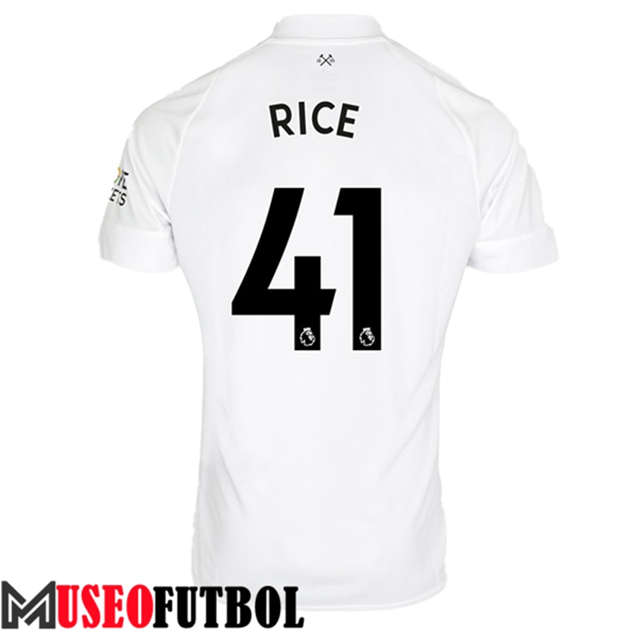 Camiseta West Ham (RICE #41) 2022/2023 Tercera