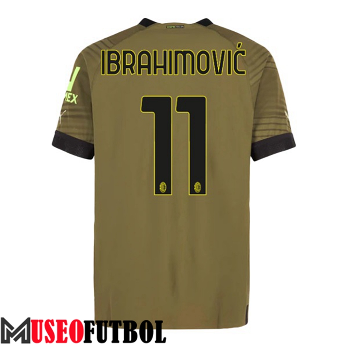 Camiseta AC Milan (IBRAHIMOVIĆ #11) 2022/2023 Tercera