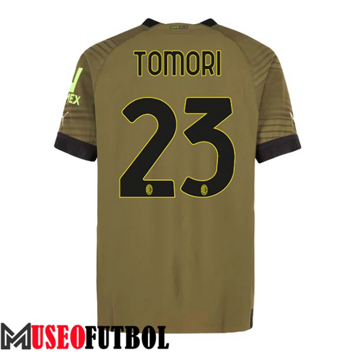 Camiseta AC Milan (TOMORI #23) 2022/2023 Tercera