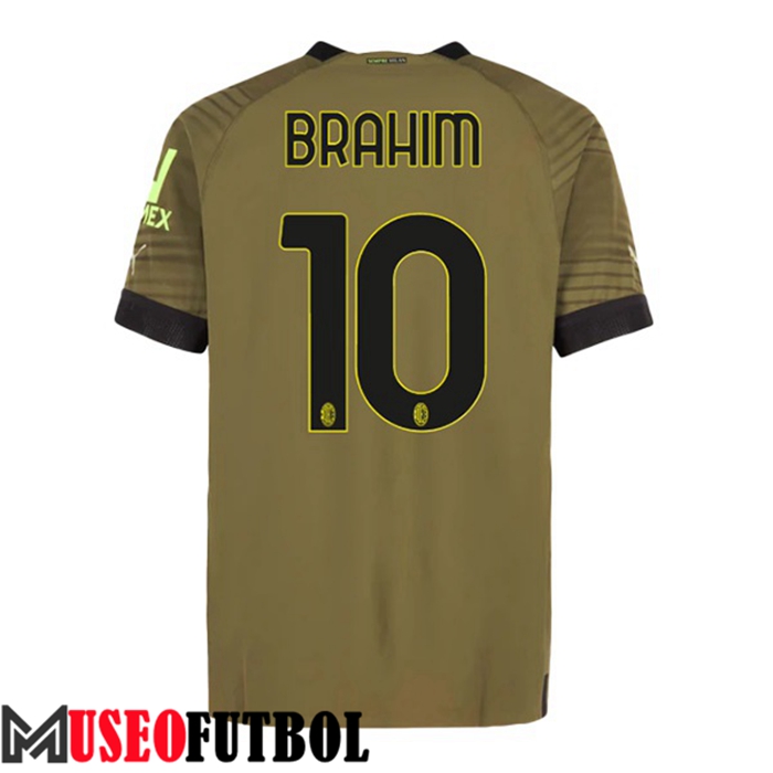 Camiseta AC Milan (BRAHIM #10) 2022/2023 Tercera