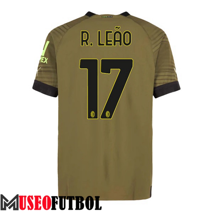 Camiseta AC Milan (R. LEÃO #17) 2022/2023 Tercera