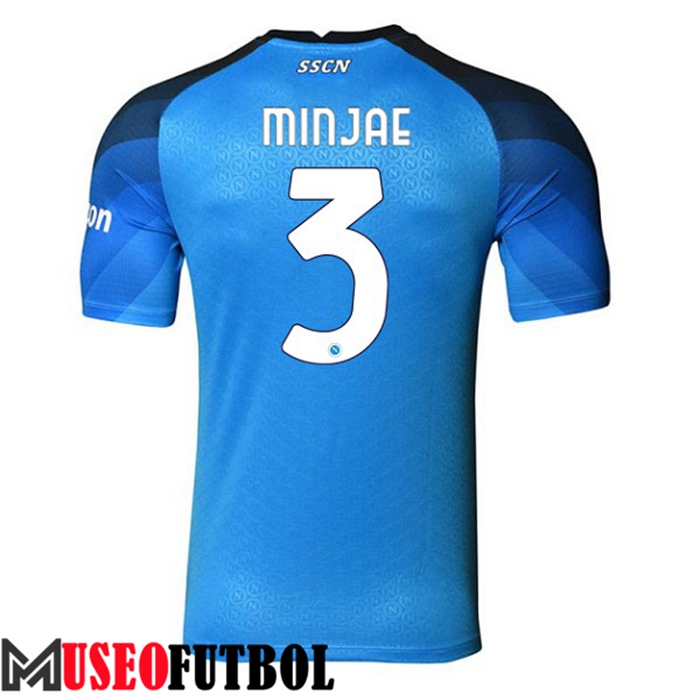 Camiseta SSC Napoli (MINJAE #3) 2022/2023 Primera