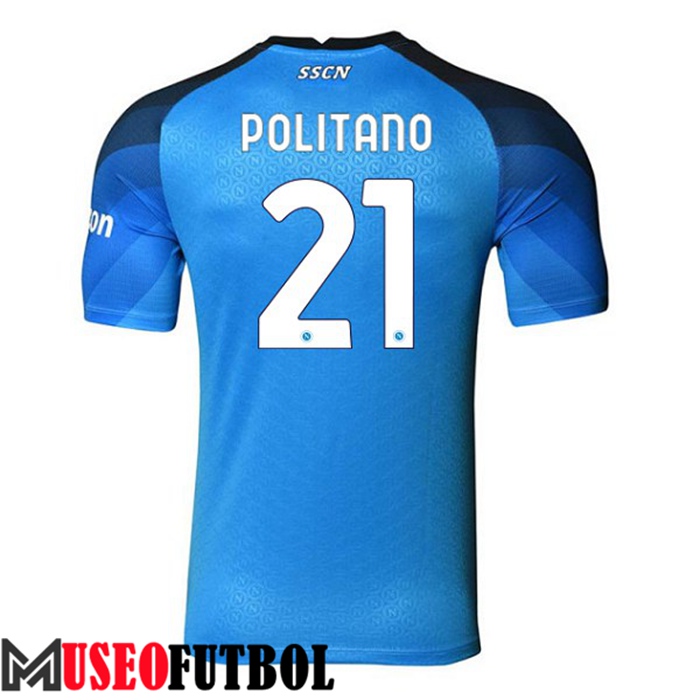 Camiseta SSC Napoli (POLITANO #21) 2022/2023 Primera