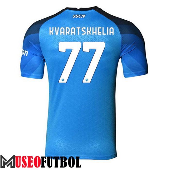 Camiseta SSC Napoli (KVARATSKHELIA #77) 2022/2023 Primera