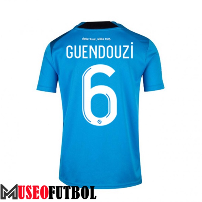 Camiseta Marsella (GUENDOUZI #6) 2022/2023 Tercera