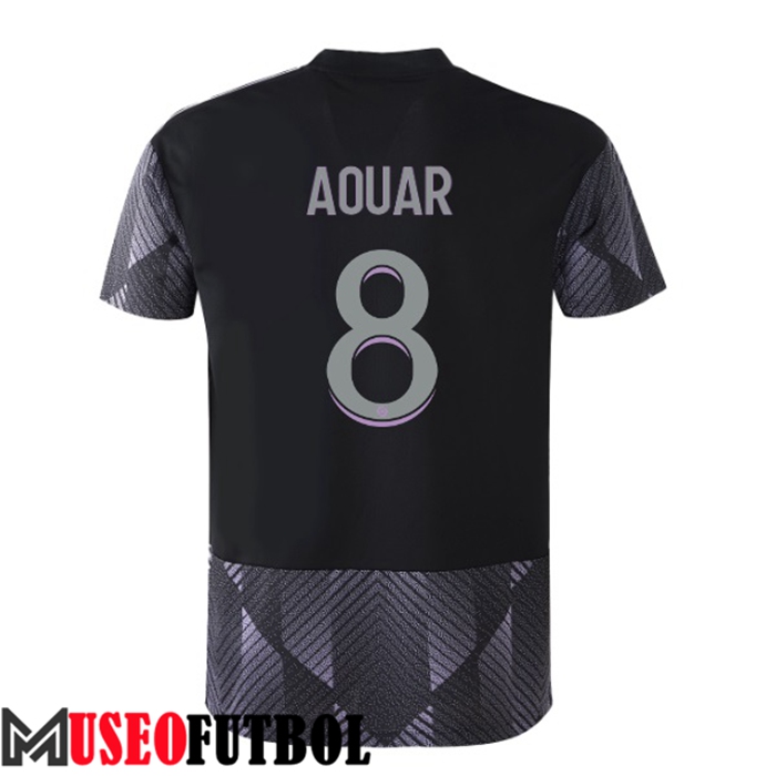 Camiseta Lyon (AOUAR #8) 2022/2023 Tercera