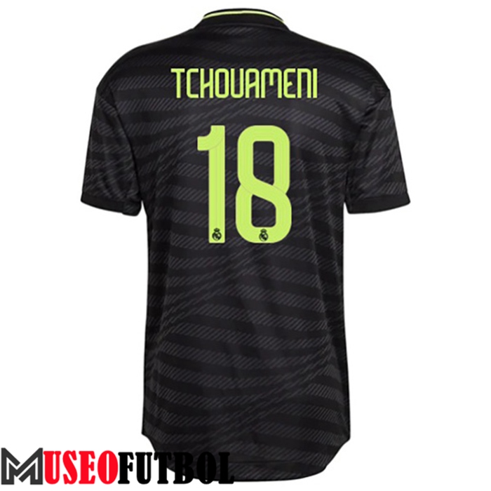 Camiseta Real Madrid (TCHOUAMENI #18) 2022/2023 Tercera