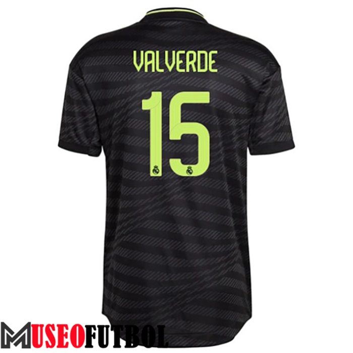 Camiseta Real Madrid (VALVERDE #15) 2022/2023 Tercera