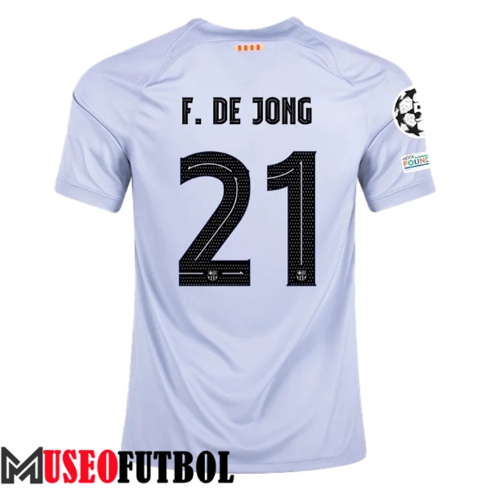 Camiseta Barcelona (F.DE JONG #21) 2022/2023 Tercera