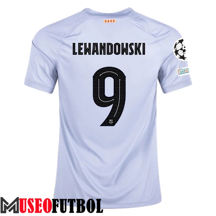 Camiseta Barcelona (LEWANDOWSKI #9) 2022/2023 Tercera