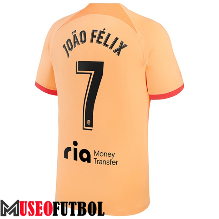 Camiseta Atletico Madrid (JOÃO FÉLIX #7) 2022/2023 Tercera