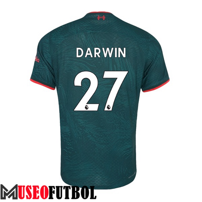 Camiseta Liverpool (DARWIN #27) 2022/2023 Tercera