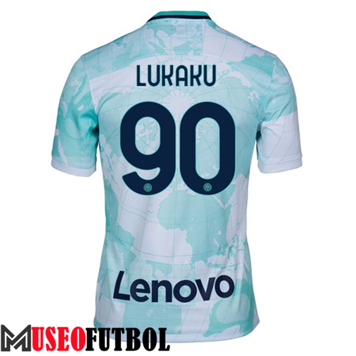 Camiseta Inter Milan (LUKAKU #90) 2022/2023 Segunda