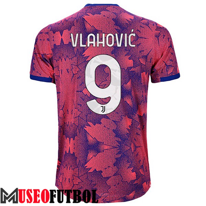 Camiseta Juventus (VLAHOVIĆ #9) 2022/2023 Tercera