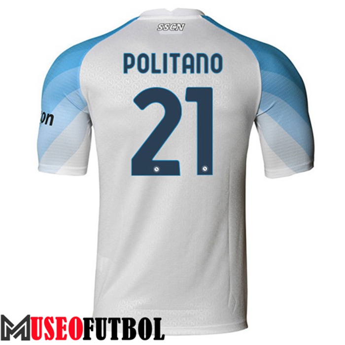 Camiseta SSC Napoli (POLITANO #21) 2022/2023 Segunda