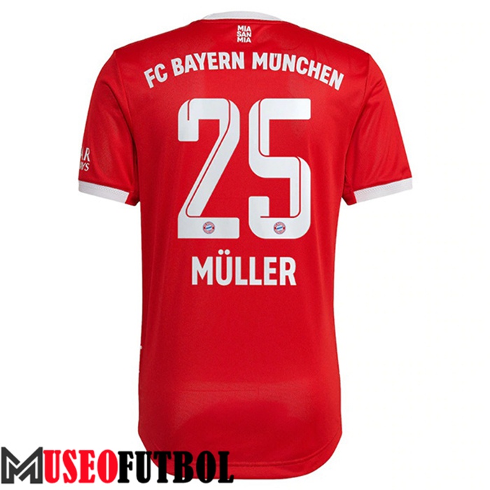 Camiseta Bayern Munich (MÜLLER #25) 2022/23 Primera