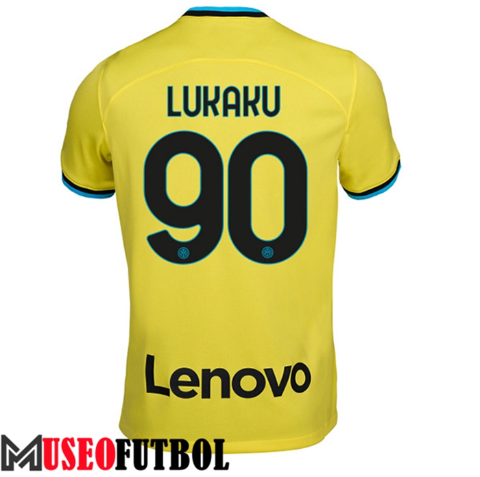 Camiseta Inter Milan (LUKAKU #90) 2022/2023 Tercera