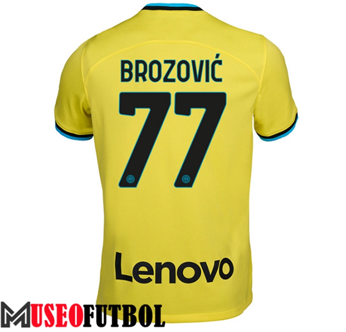 Camiseta Inter Milan (BROZOVIĆ #77) 2022/2023 Tercera