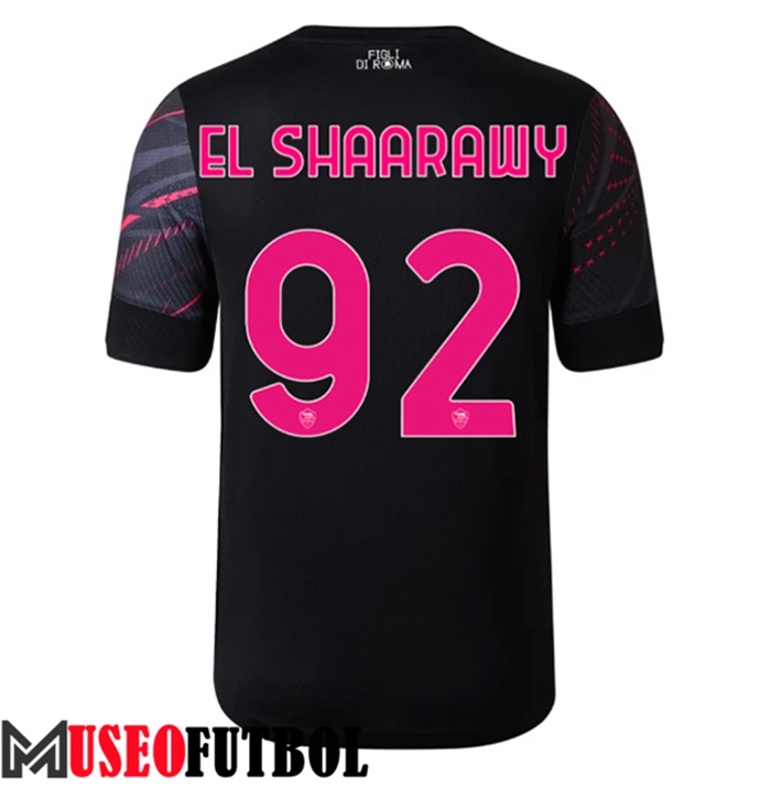 Camiseta AS Roma (EL SHAARAWY #92) 2022/2023 Tercera