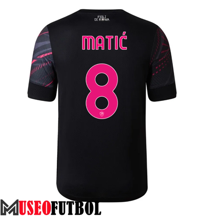 Camiseta AS Roma (MATIĆ #8) 2022/2023 Tercera