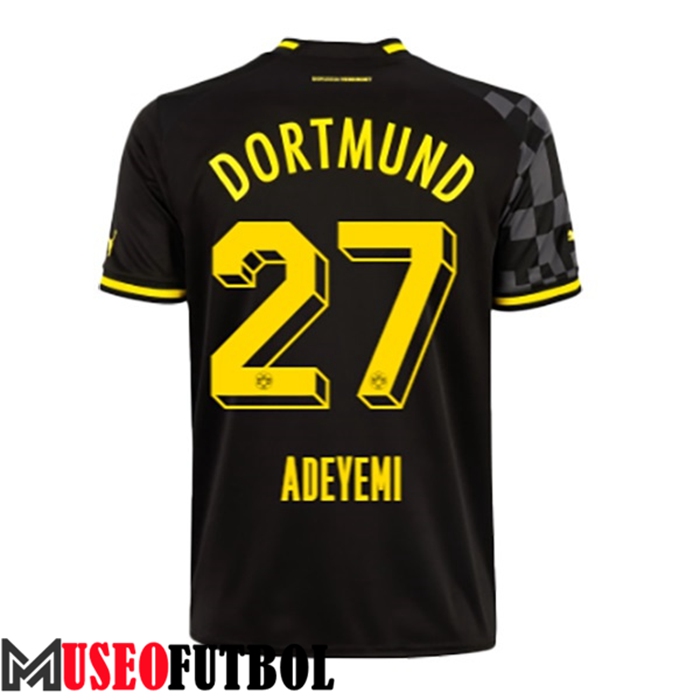 Camiseta Dortmund BVB (ADEYEMI #27) 2022/23 Segunda