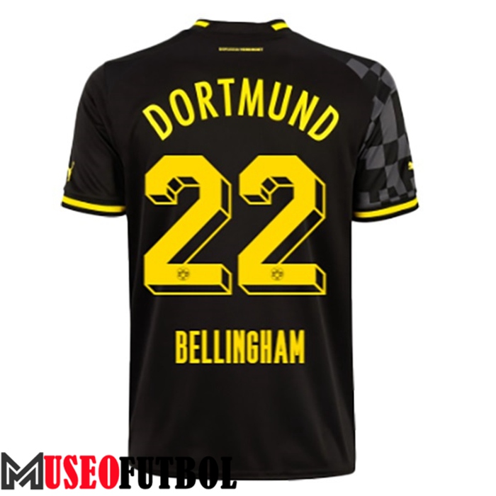 Camiseta Dortmund BVB (BELLINGHAM #22) 2022/23 Segunda