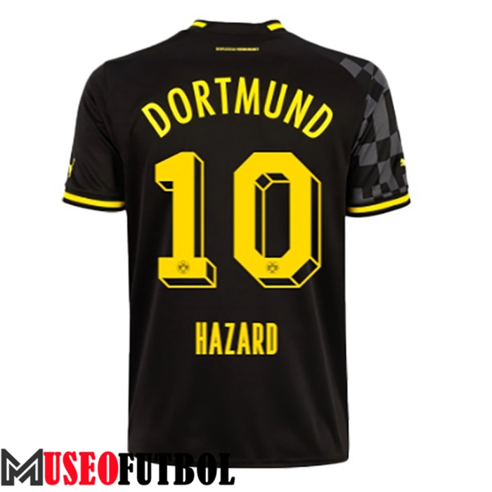 Camiseta Dortmund BVB (HAZARD #10) 2022/23 Segunda