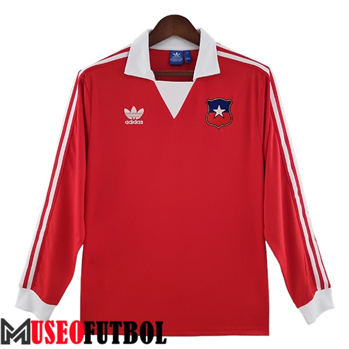 Camiseta Chile Retro Primera Manga Largas 1982