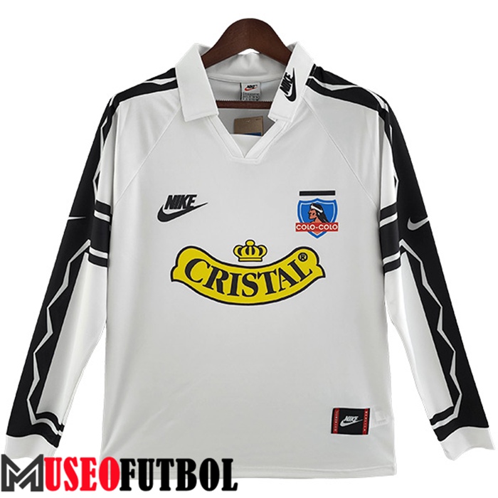 Camiseta Colo-Colo Retro Primera Manga Largas 1995